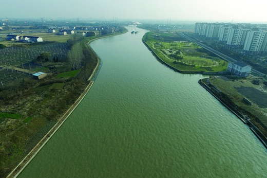 整治过的锡澄运河航道 整治过的锡澄运河航道
