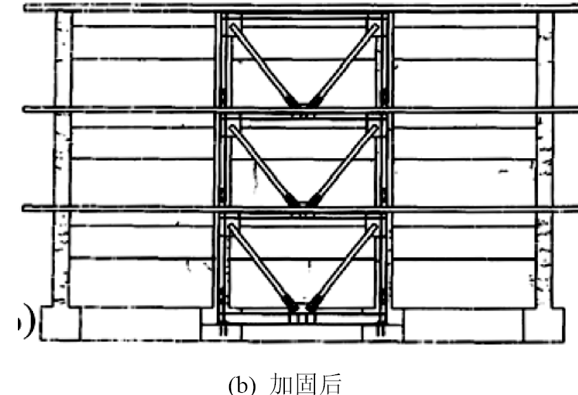 地震作用下加固后教学楼 地震作用下加固后教学楼