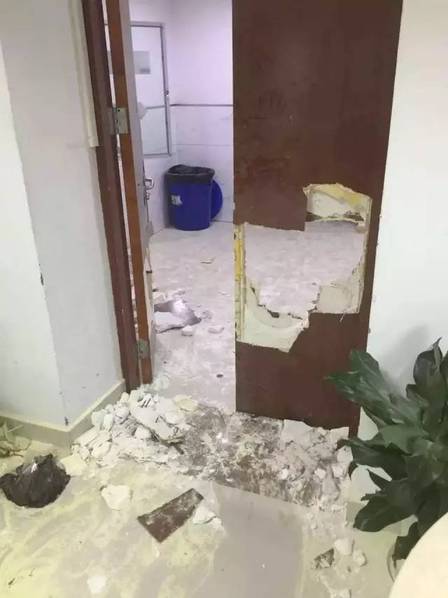 室内墙体破坏