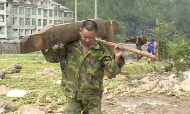 廊桥构件基本找到