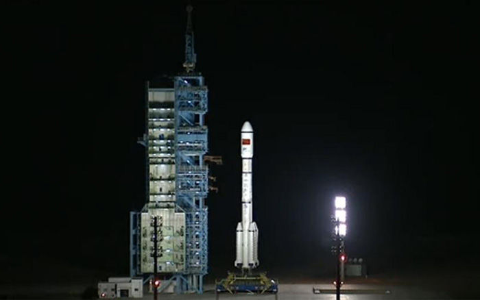 天宫二号发射升空