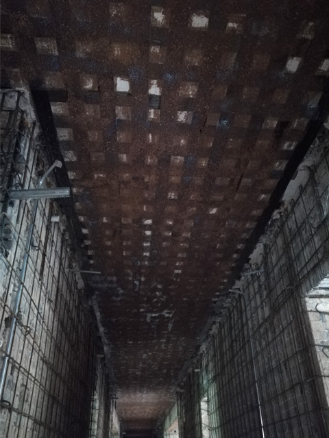 剪力墙进行增大截面加固