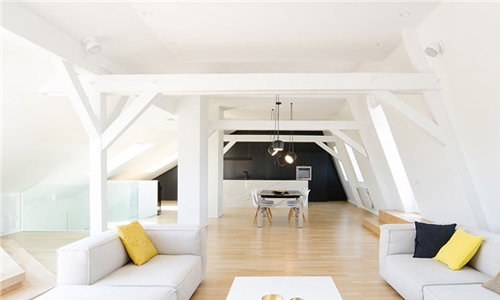 不规则阁楼改造成两层公寓 格调瞬间不一样