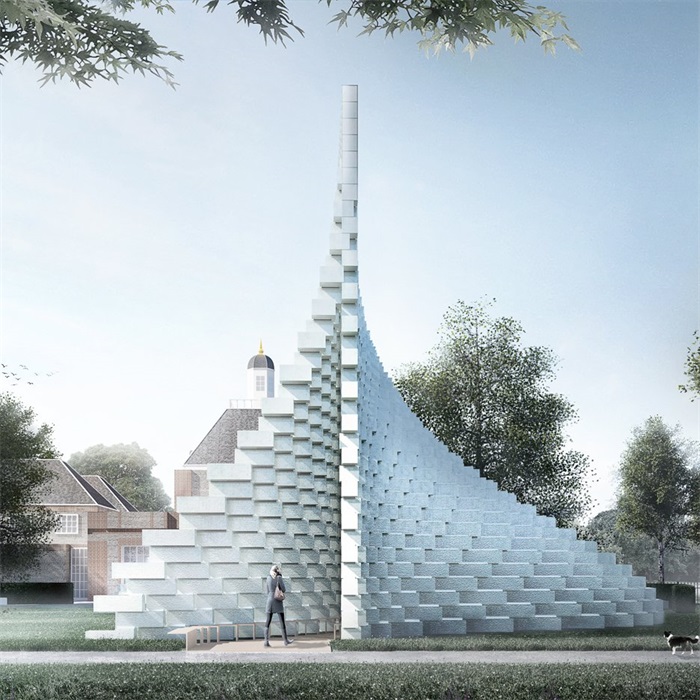 6.Bjarke Ingels设计蛇形画廊，以&ldquo;拉开拉链的墙壁&rdquo;为创意