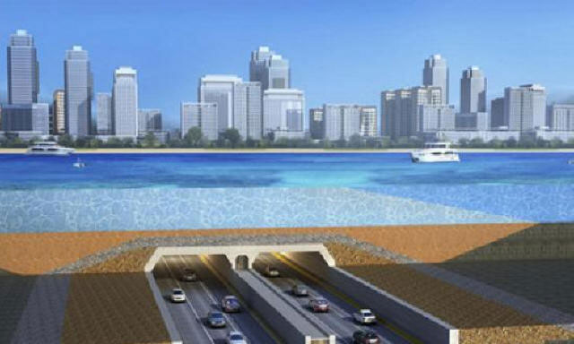 江河中游沉管隧道---&ldquo;红谷隧道&rdquo;顺利贯通