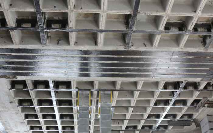 粘贴碳纤维布加固 粘贴碳纤维布加固