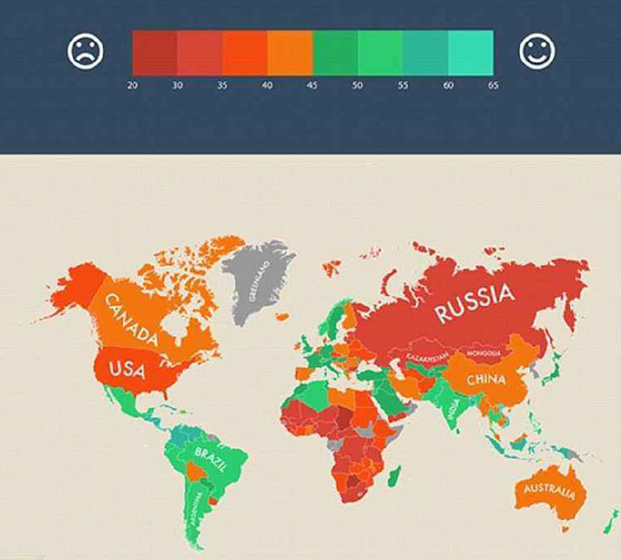 世界幸福国家排行 世界幸福国家排行