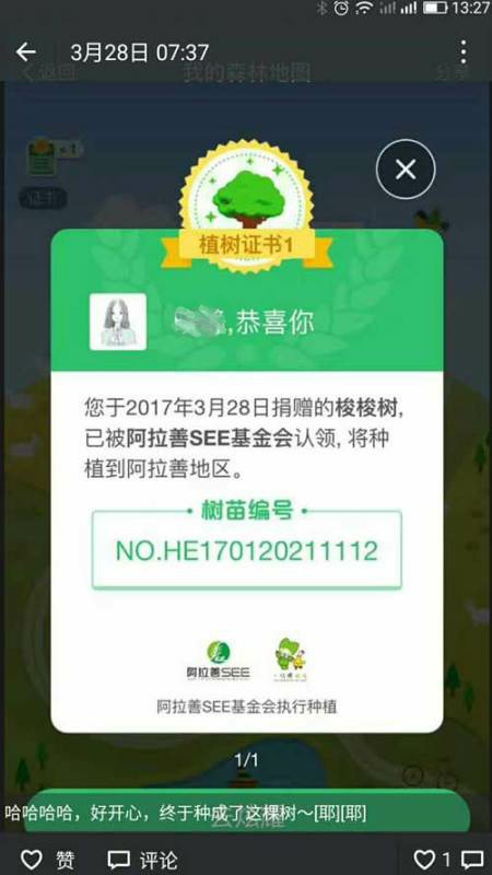 蚂蚁森林 蚂蚁森林