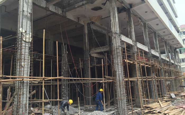 混凝土建筑加固工程几种常用的施工技术浅析 混凝土建筑加固工程几种常用的施工技术浅析