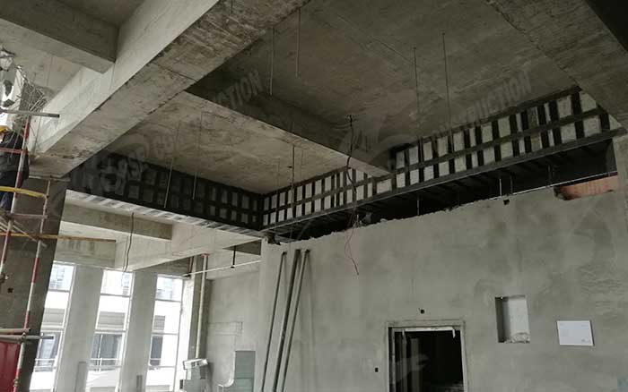 南昌广发银行加固改造工程 南昌广发银行加固改造工程