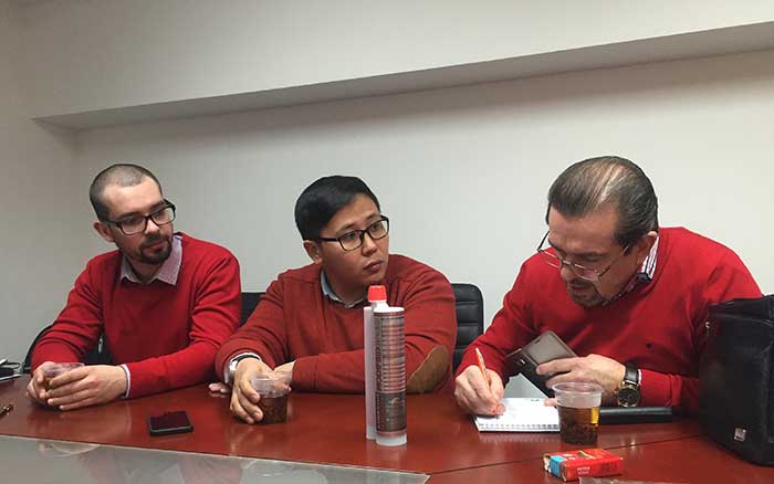 俄罗斯客户来访上海悍马