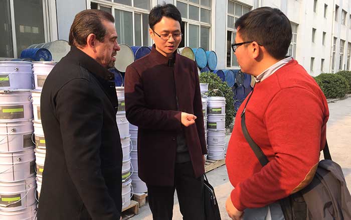 俄罗斯客户来访上海悍马