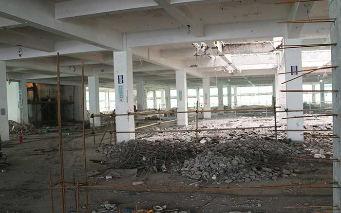 楼板上粘碳纤维布加固前卸荷 楼板上粘碳纤维布加固前卸荷