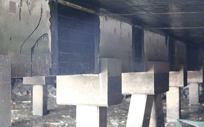 粘贴碳纤维布加固法