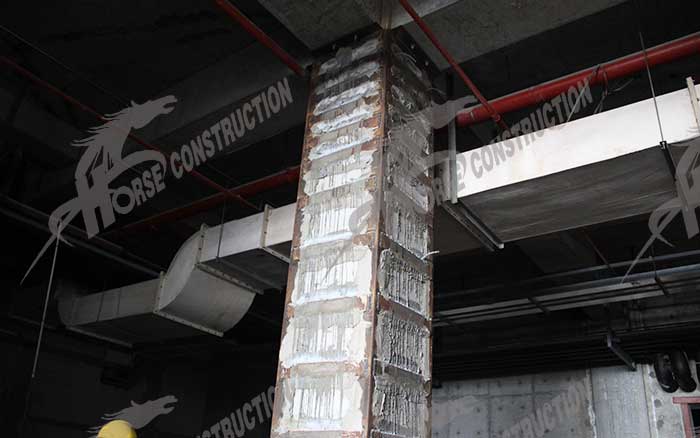 三、外粘型钢加固 三、外粘型钢加固