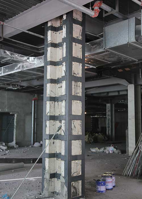 柱构件的加固方法 柱构件的加固方法