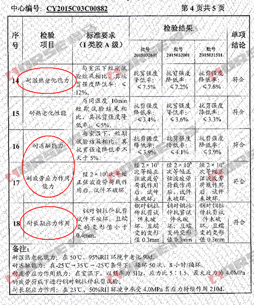 加固材料检测报告 加固材料检测报告