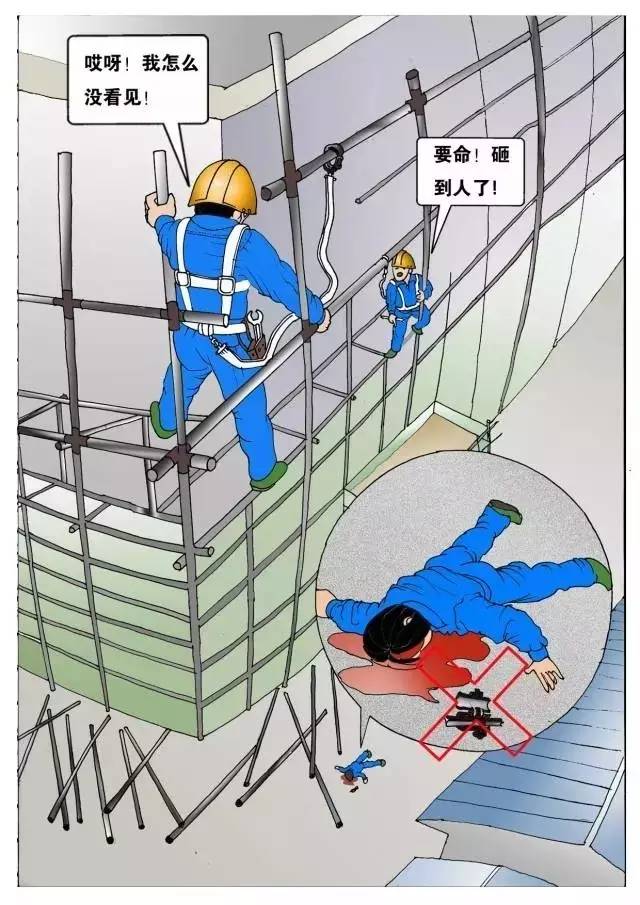 工地安全施工漫画 工地安全施工漫画