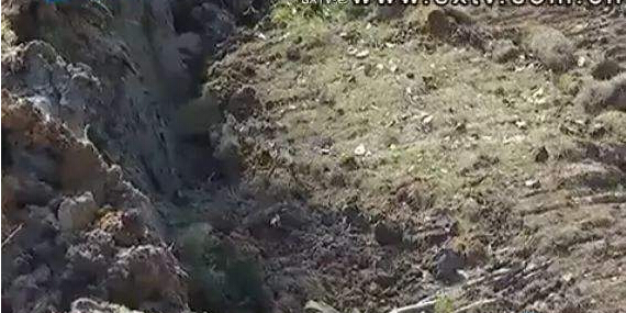 绍兴一在建工地部分地面塌陷 绍兴一在建工地部分地面塌陷