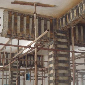 简述外包型钢加固的施工工艺