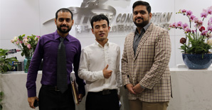 中东海外代理来访