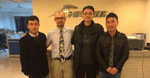 俄罗斯客户来访上海悍马