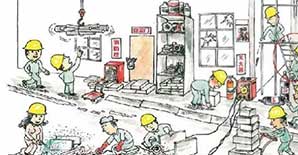 这幅施工漫画,你能看出几个安全问题? 这幅施工漫画,你能看出几个安全问题?
