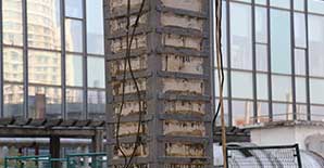 柱包钢加固设计