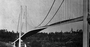 一座被风吹垮的大桥