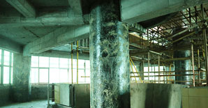 柱子漏振加固处理方法