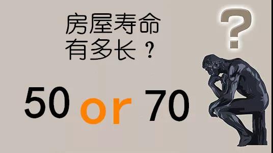 设计年限50年，产权70年，房屋寿命该怎么算？